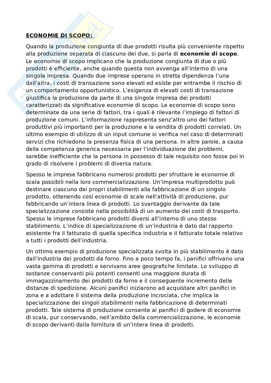 Riassunto esame Marketing e strategie d'impresa, Prof. Carlei Vittorio, libro consigliato Modern Industrial Organization, Carlton, Perloff Pag. 16