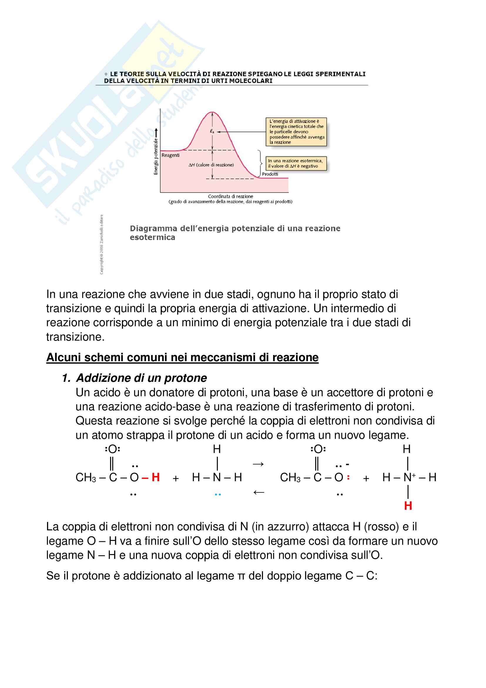 Reazione di alcheni e alchini - Schemi riassuntivi di Chimica Organica Pag. 2