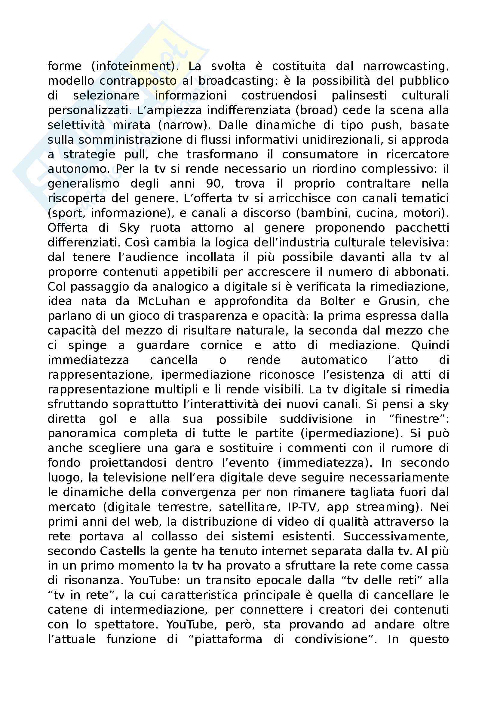 Riassunto esame Sociologia della comunicazione, prof Cava, libro consigliato Sociologia dei digital media, Centorrino, Romeo Pag. 21