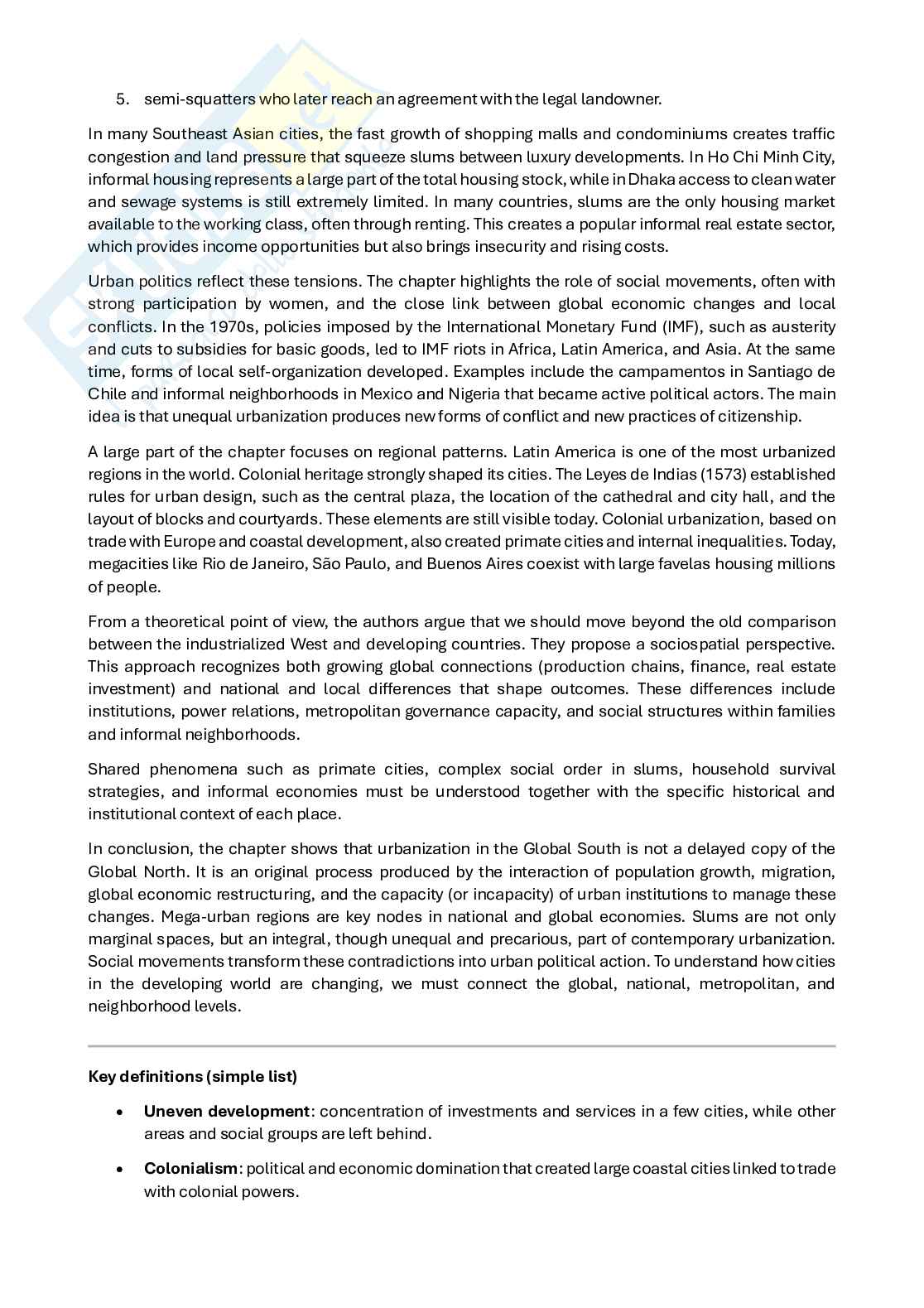 Paper Sociology of the city Pag. 2