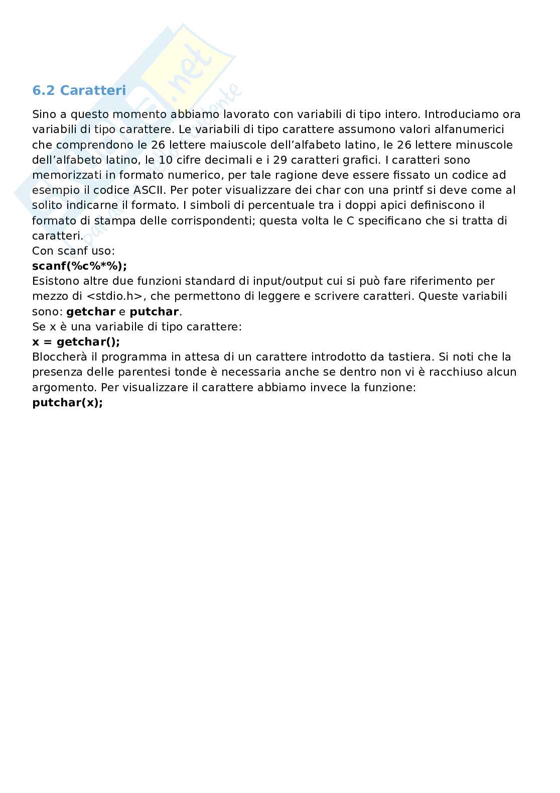 Prima parte teoria Fondamenti di informatica Pag. 6