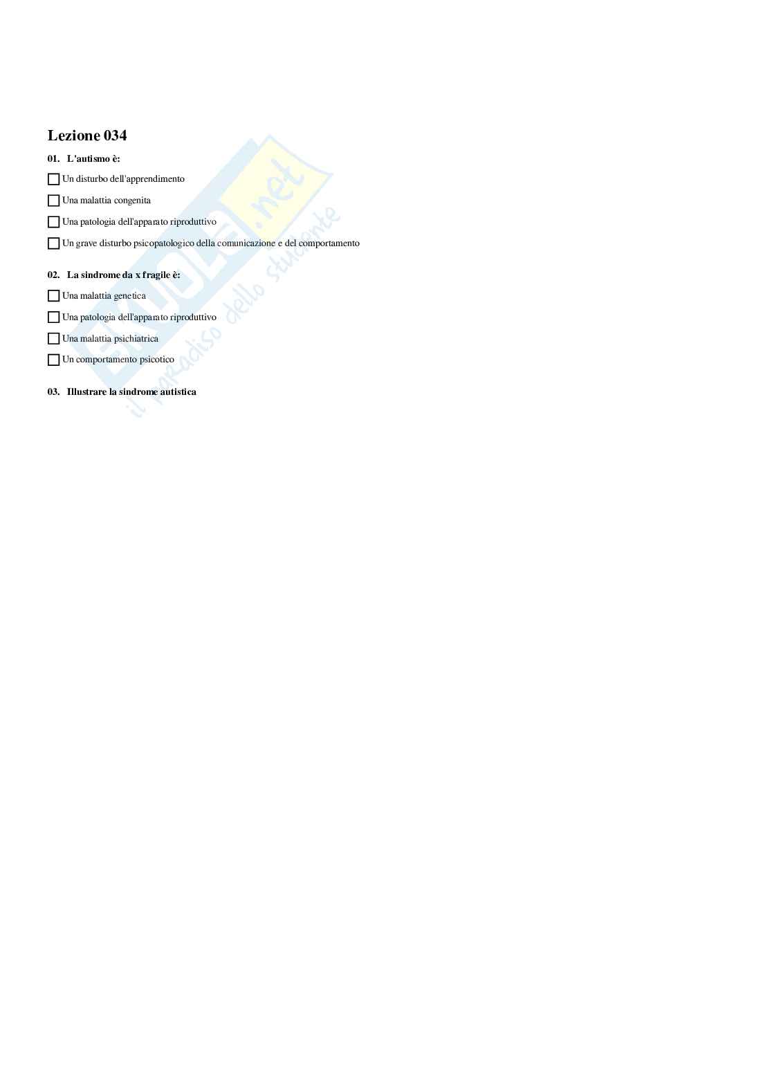 Paniere Didattica e pedagogia speciale  - Risposte multiple - aggiornato (2026) Pag. 31