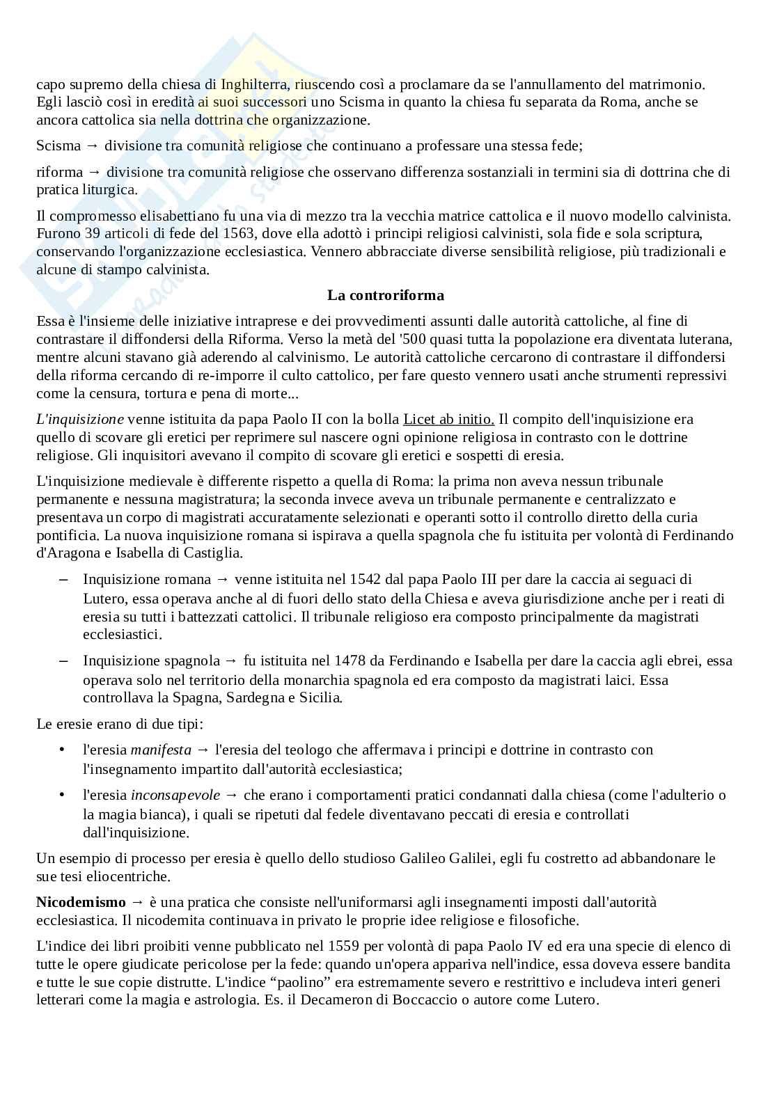 Storia moderna Pag. 11