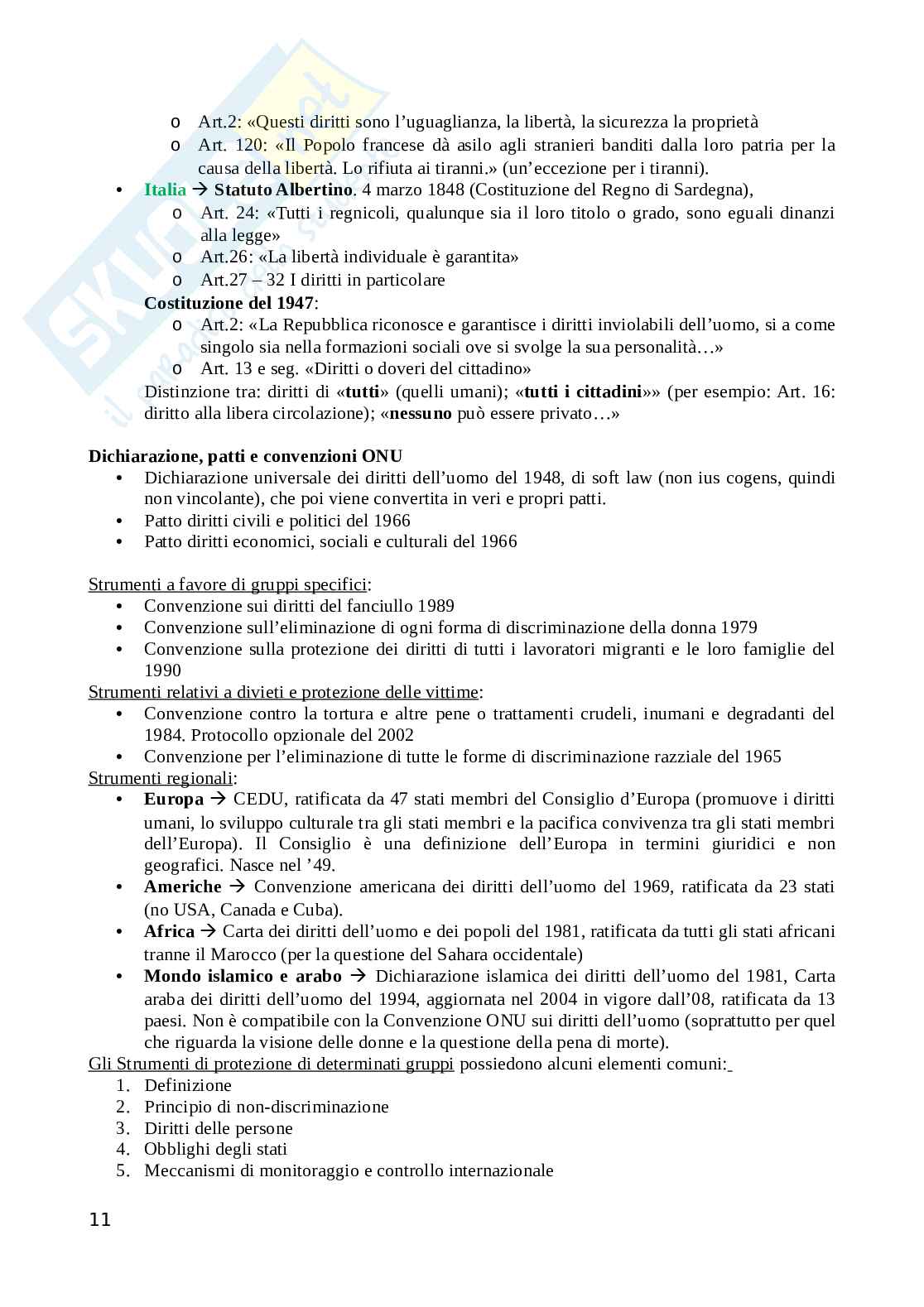 Appunti lezioni di Diritto internazionale Pag. 11