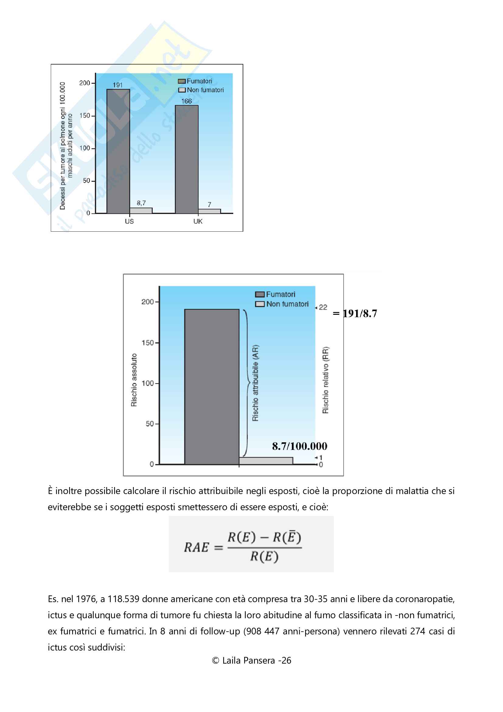 Epidemiologia nutrizionale e statistica medica, parte 2 Pag. 26