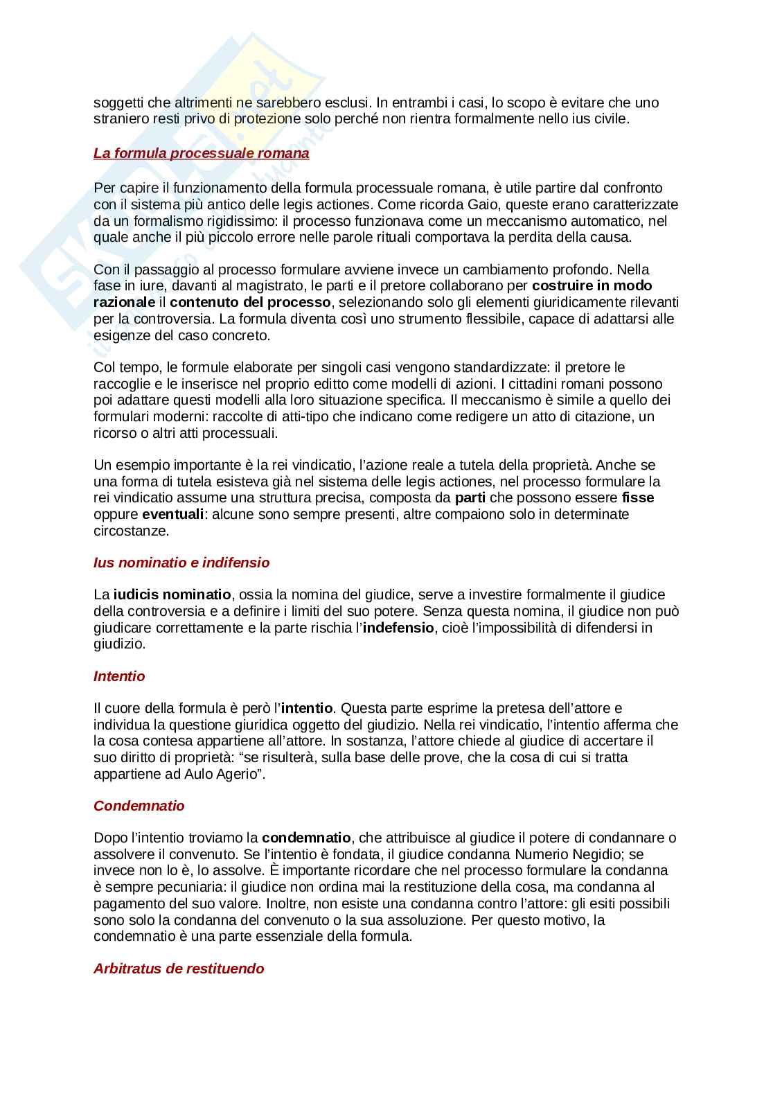 Processo romano Pag. 11