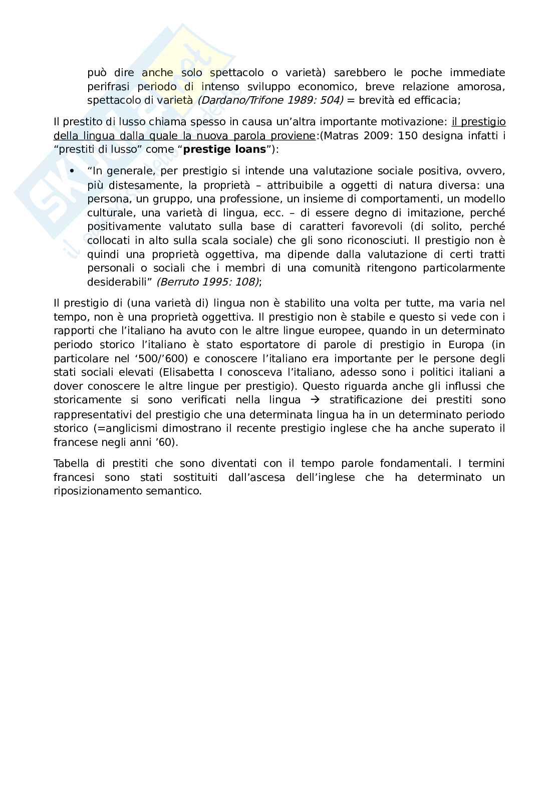 Linguistica dell'italiano Pag. 26