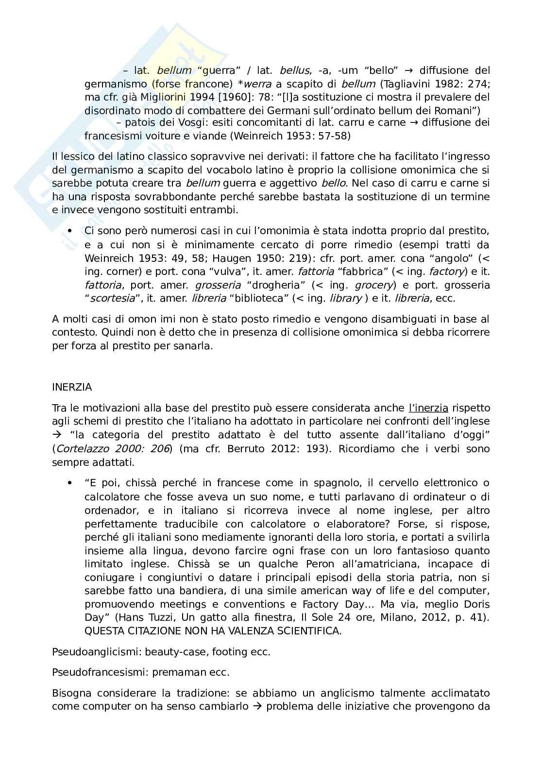 Linguistica dell'italiano Pag. 36