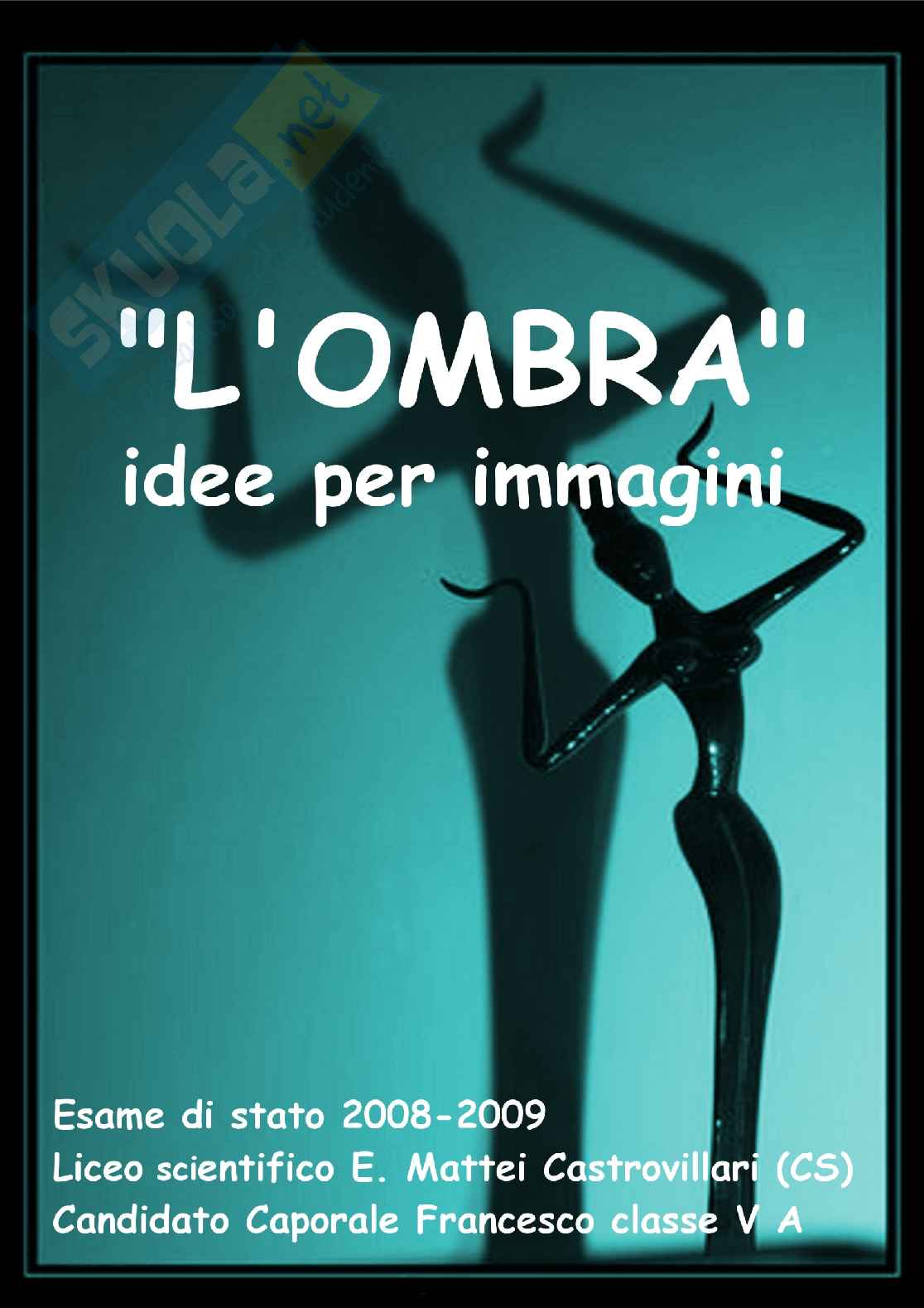 L'ombra: idee per immagini Pag. 1