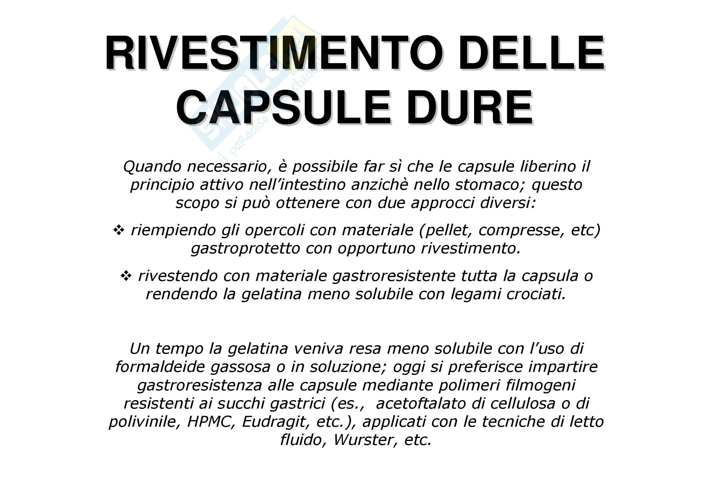 Impianti per l'industria farmaceutica - capsule forme farmaceutiche Pag. 56