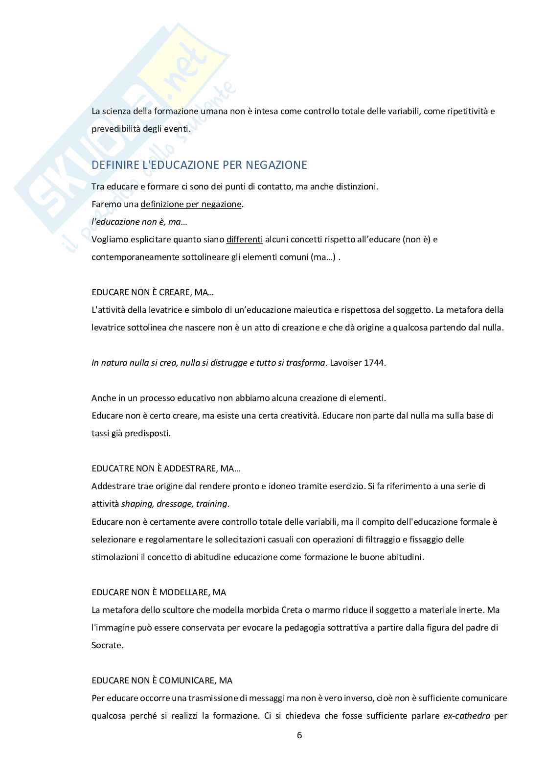 Riassunto esame pedagogia della scuola, prof. Mariani, libro cosigliato Insegnare, Mariani Pag. 6