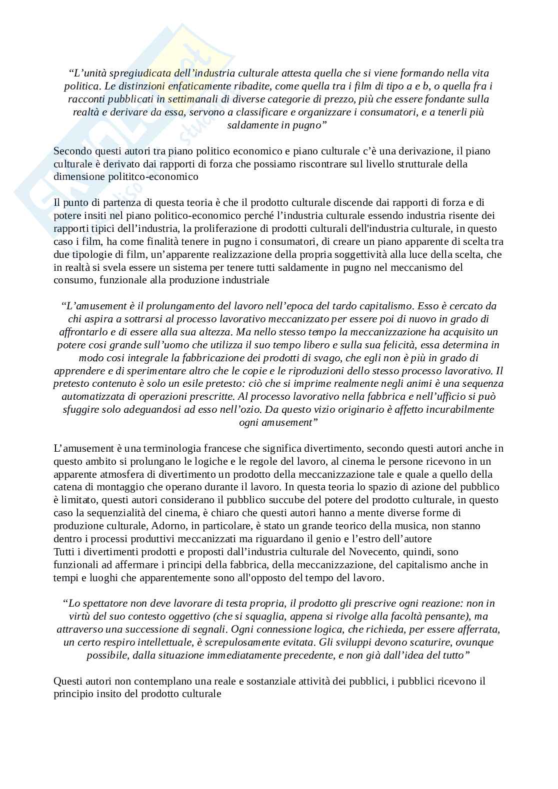 Teorie e tecniche di media mainstream Pag. 16