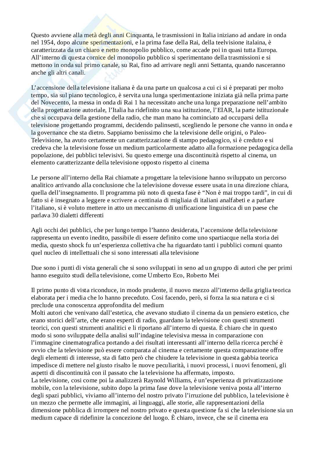 Teorie e tecniche di media mainstream Pag. 31