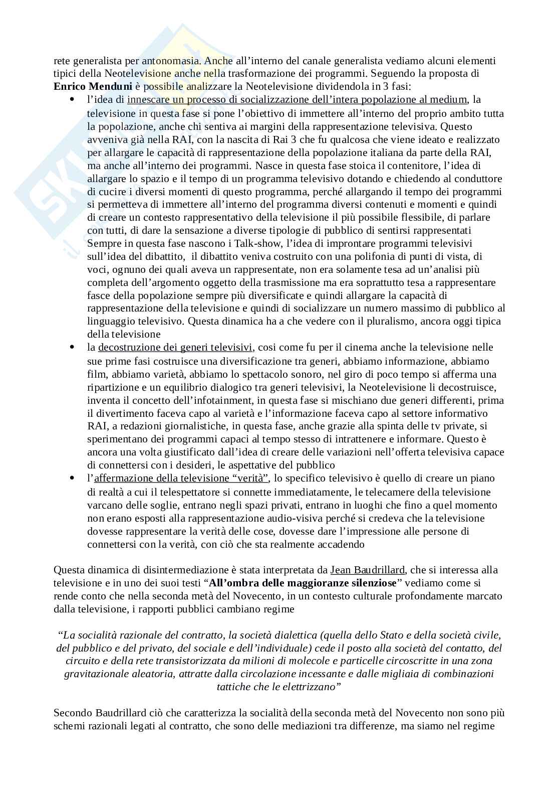 Teorie e tecniche di media mainstream Pag. 41