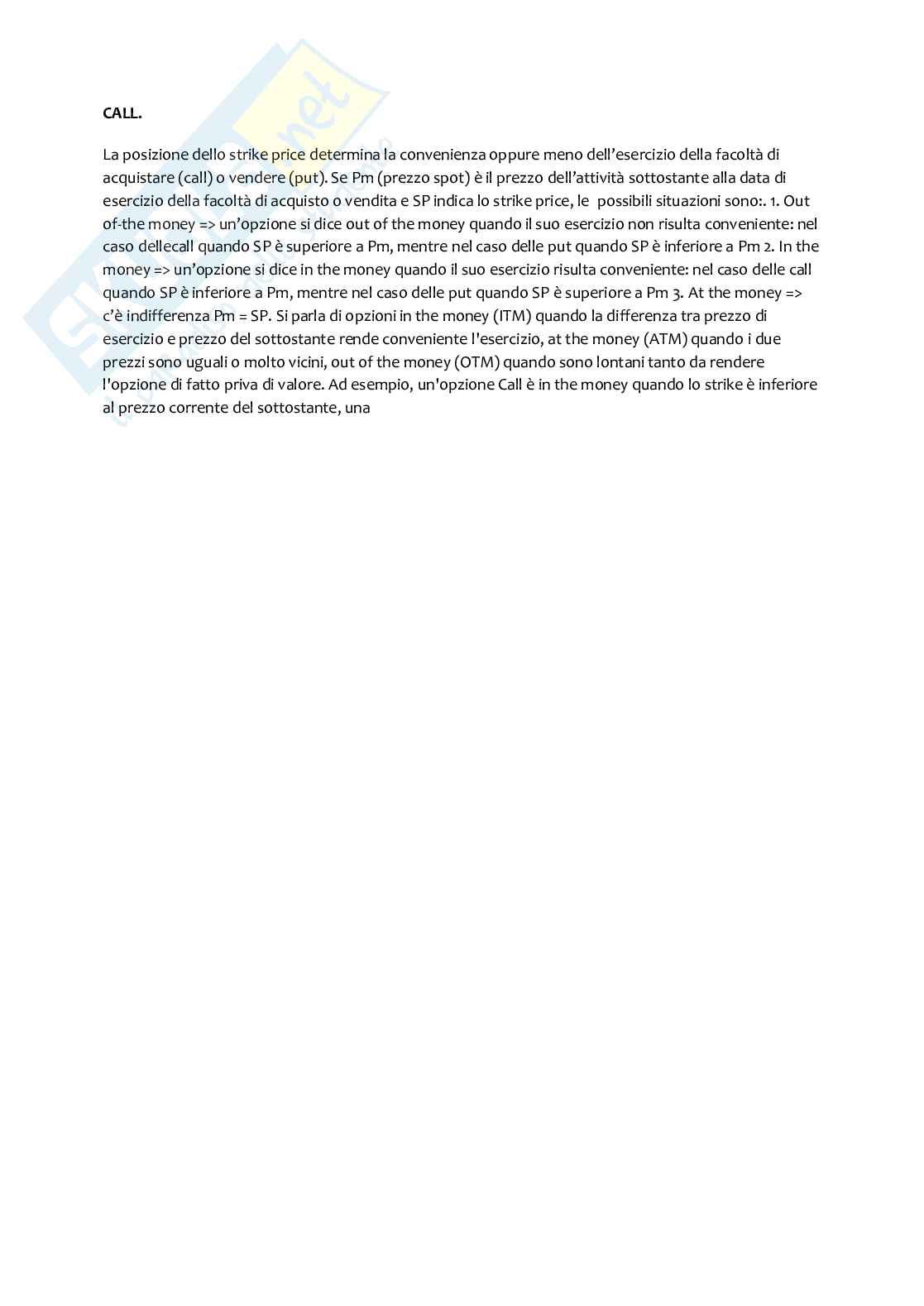 Economia degli Intermediari e dei mercati Finanziari Pag. 6