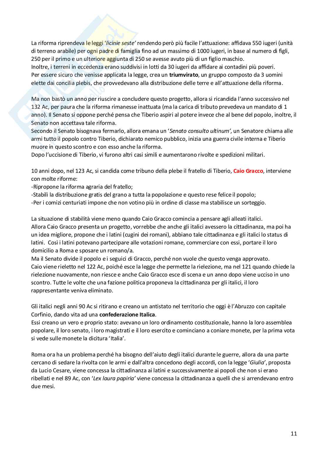 Appunti Elementi di diritto romano pubblico e privato Pag. 11