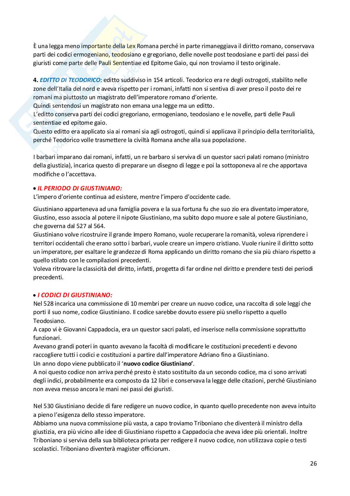 Appunti Elementi di diritto romano pubblico e privato Pag. 26