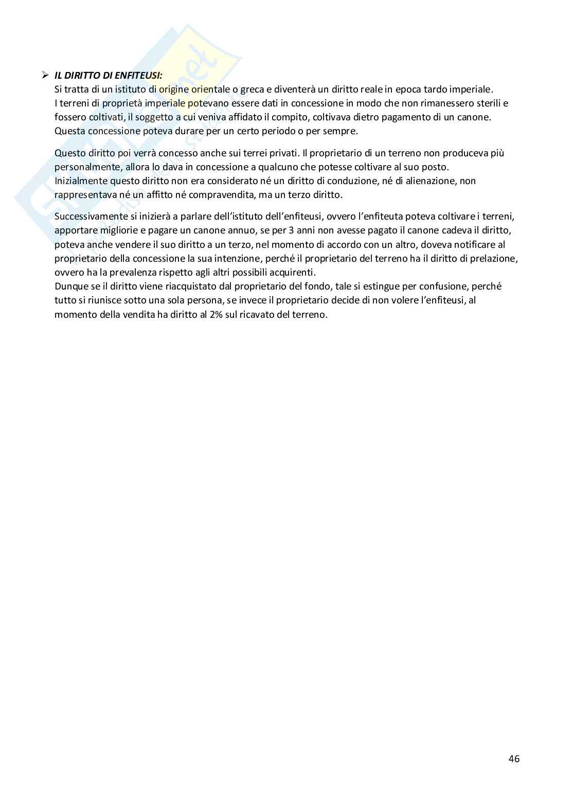 Appunti Elementi di diritto romano pubblico e privato Pag. 46