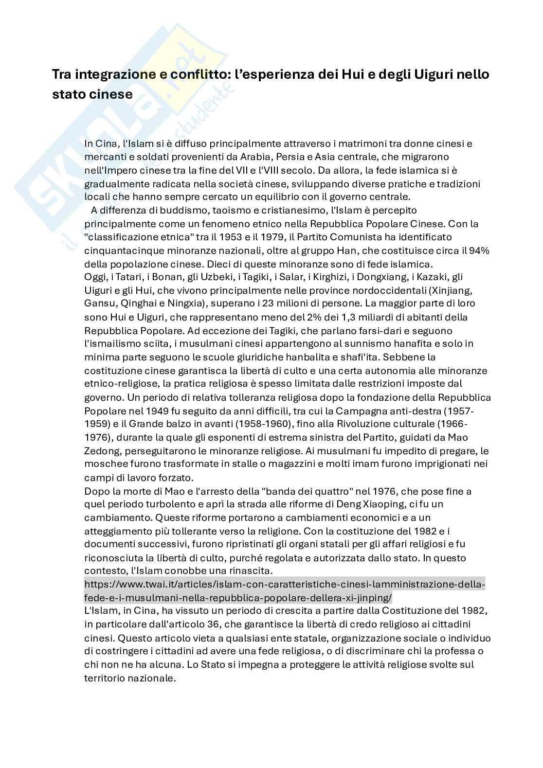  Persecuzioni in Cina  Pag. 1