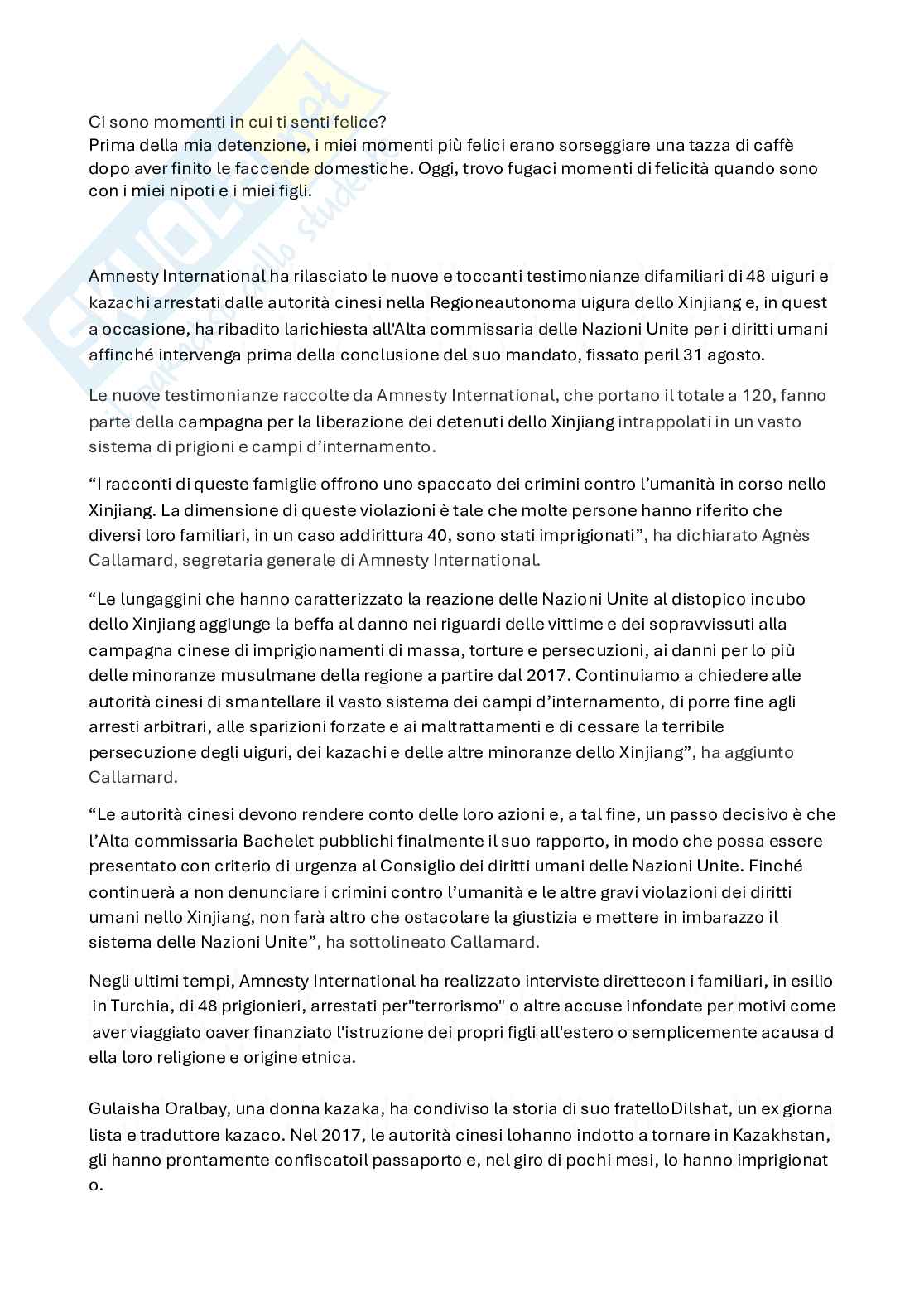  Persecuzioni in Cina  Pag. 11