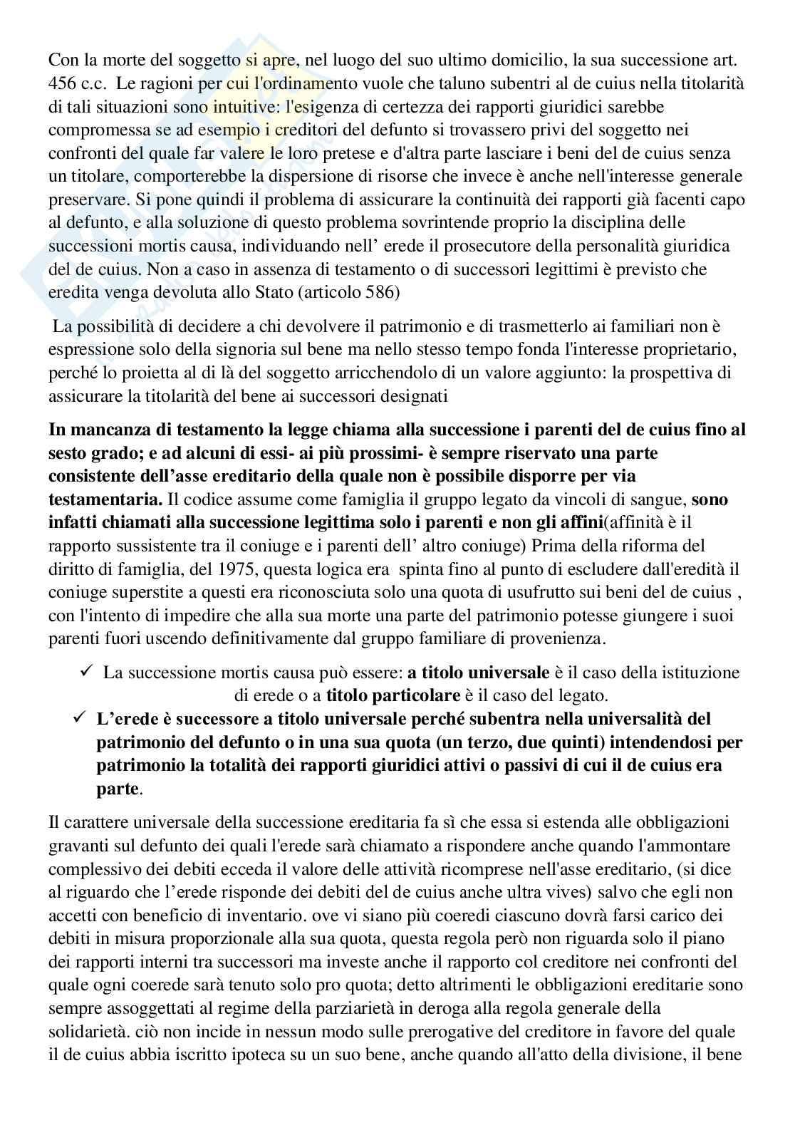  Successioni  Pag. 1