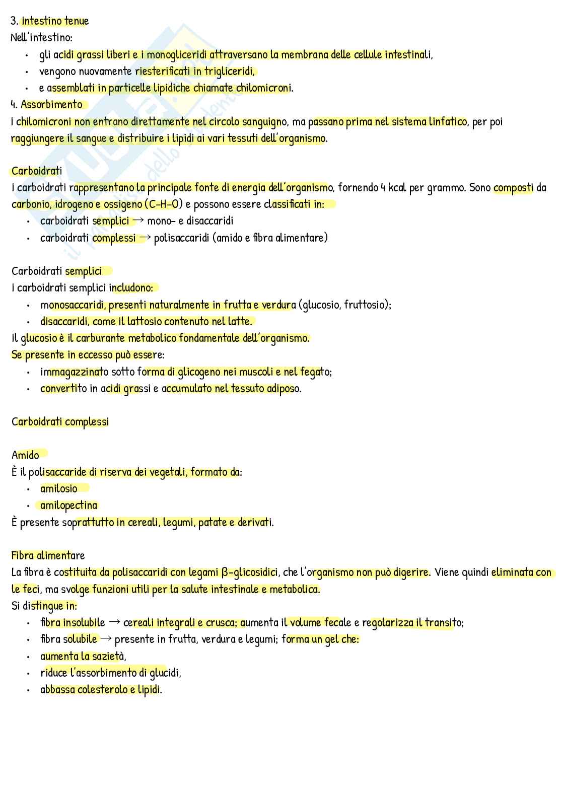 Appunti di Nutrizione umana 3 Pag. 6