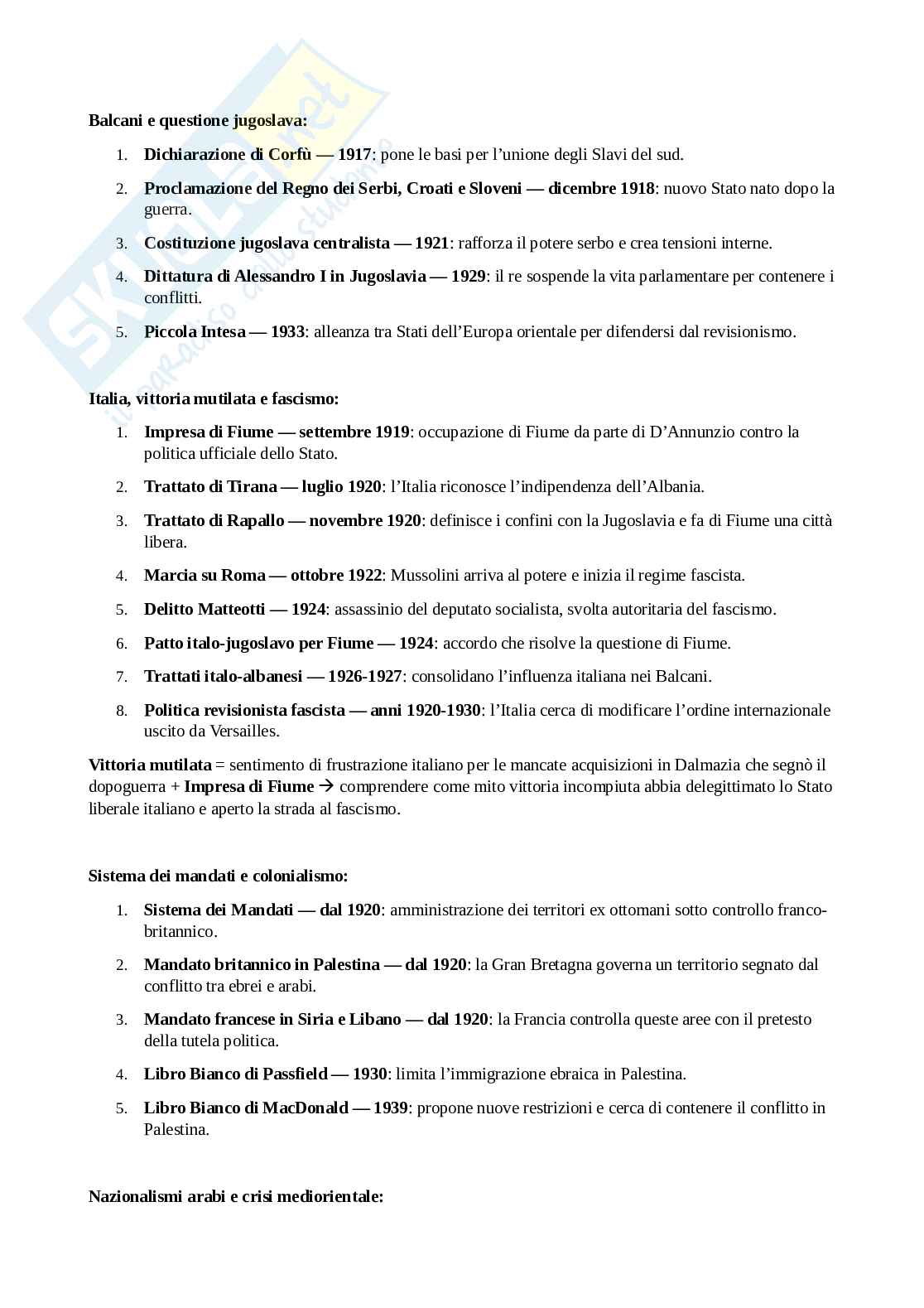 Schemi Storia contemporanea Pag. 16