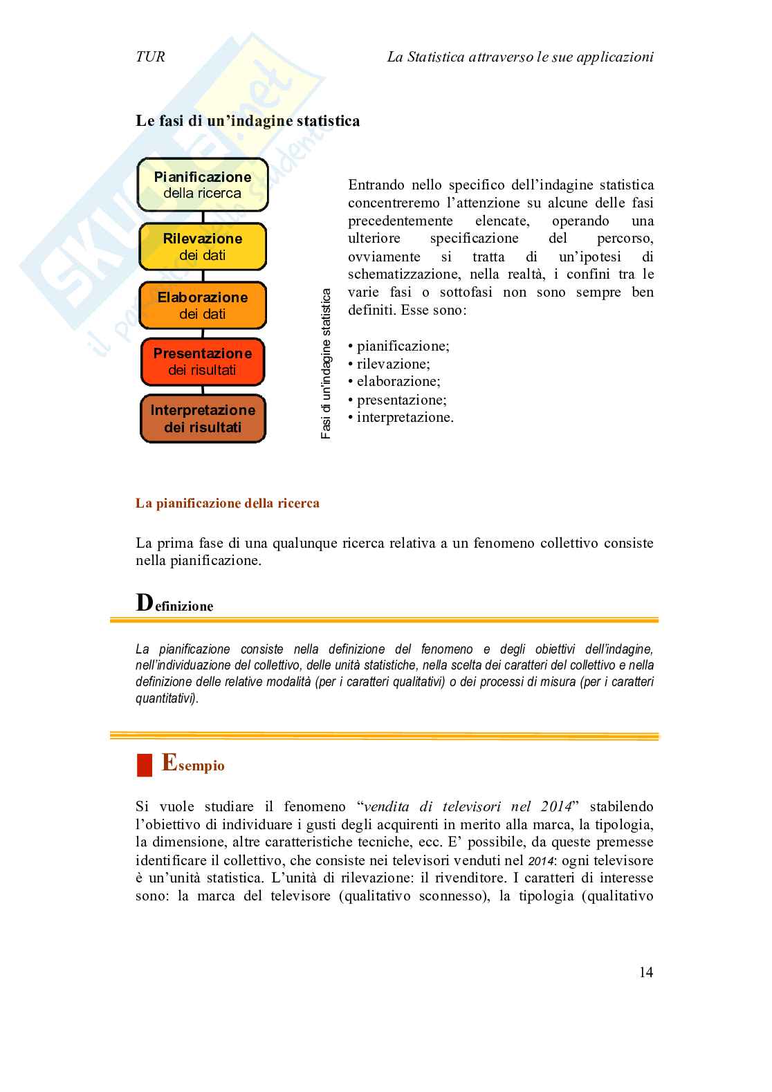 Statistica dei sistemi turistici Pag. 16
