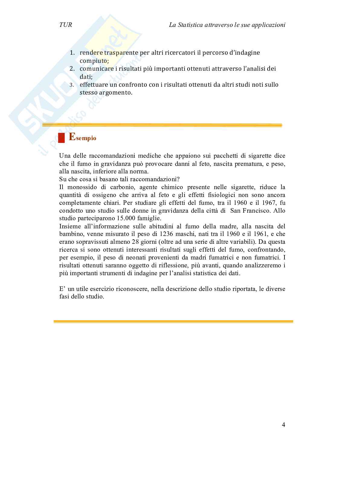 Statistica dei sistemi turistici Pag. 6