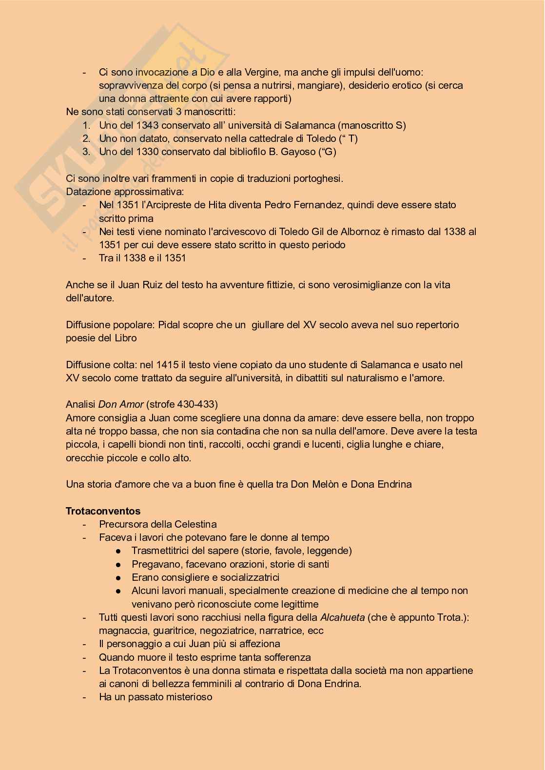 Appunti Letteratura spagnola 1, test  Pag. 21