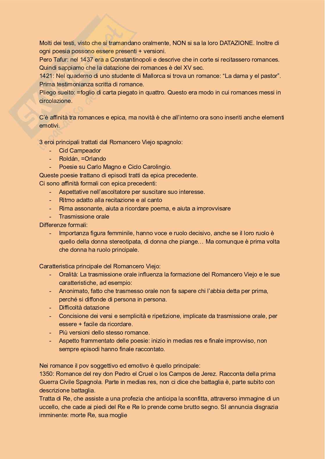 Appunti Letteratura spagnola 1, test  Pag. 26