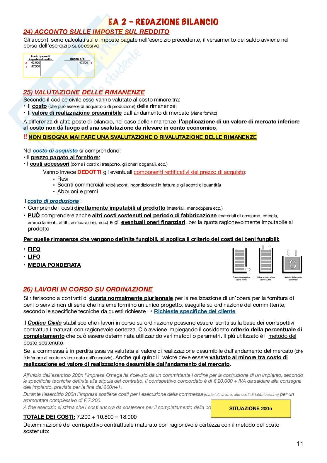 Teoria e schema per redazione bilancio - Mastrini Pag. 11