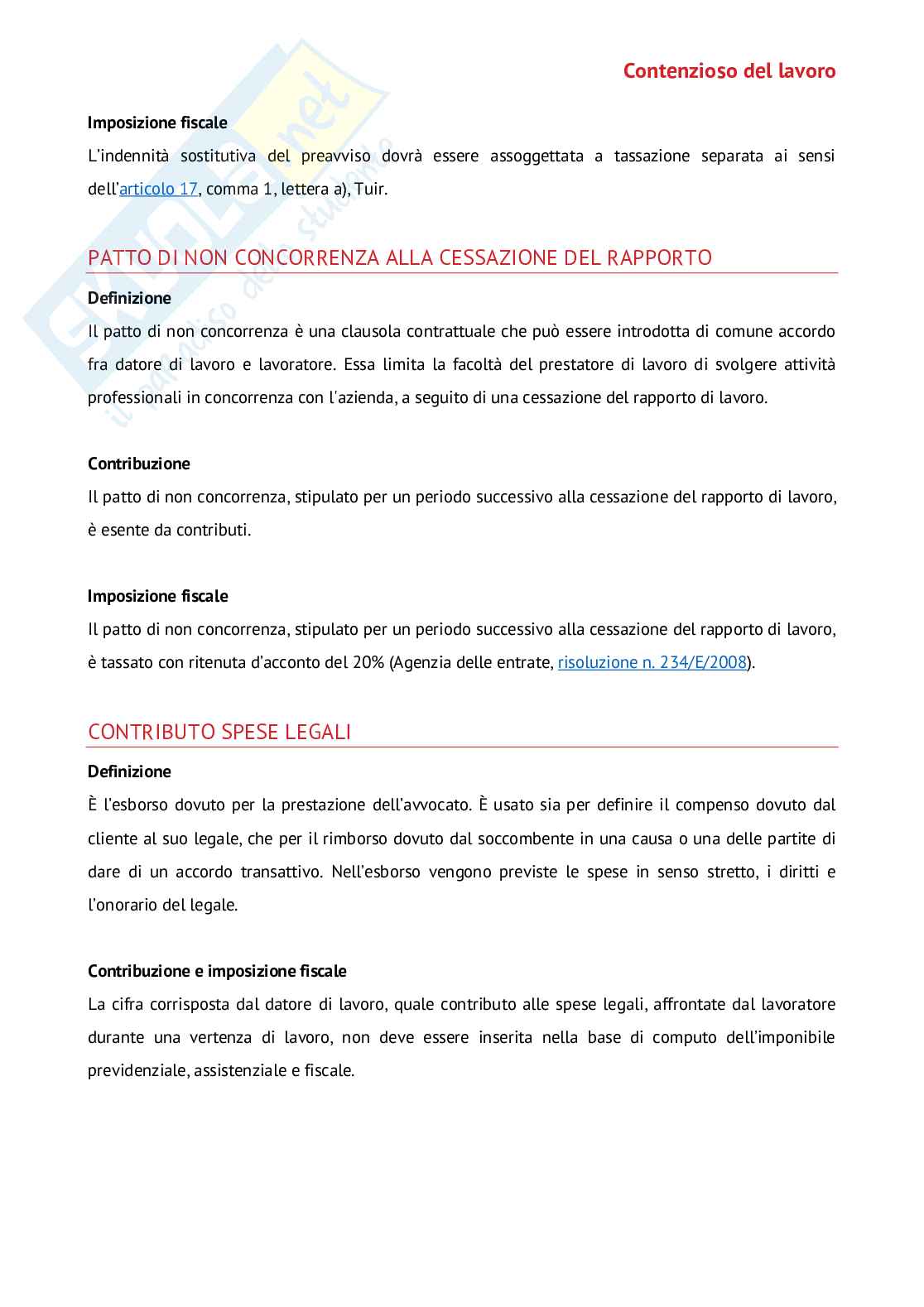 Aspetti contributivi e fiscali delle transazioni di lavoro Pag. 11