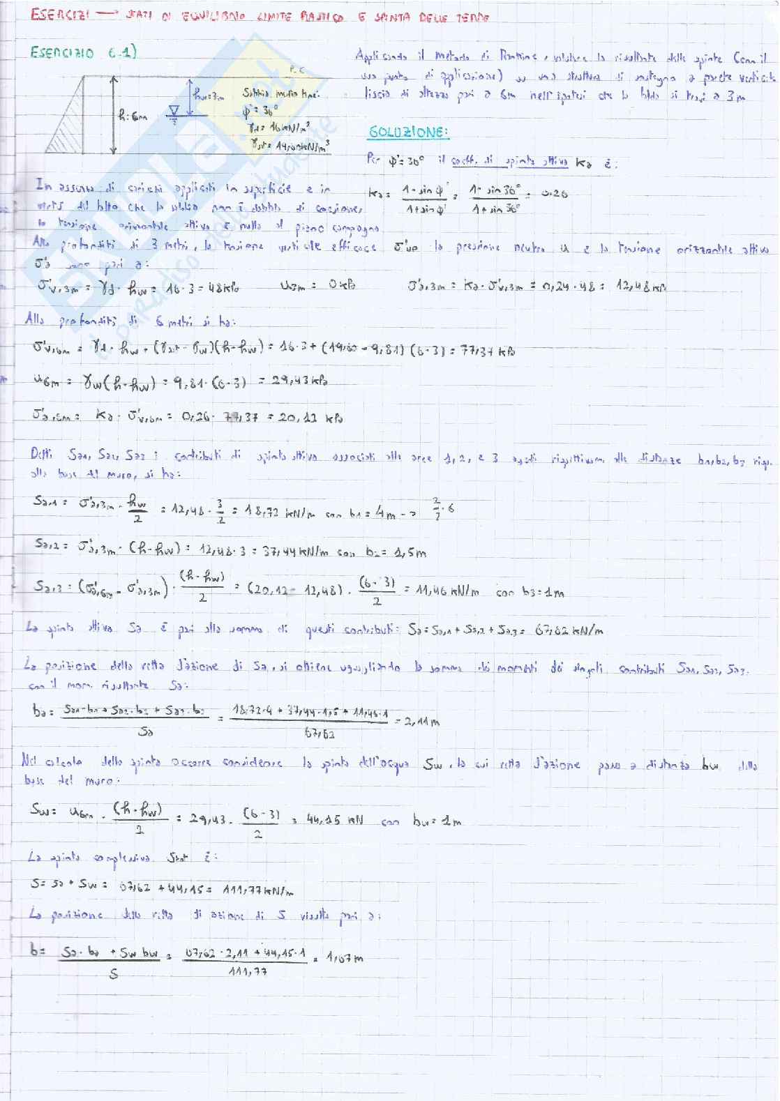 Esami ed esercizi per esame Geotecnica Pag. 31