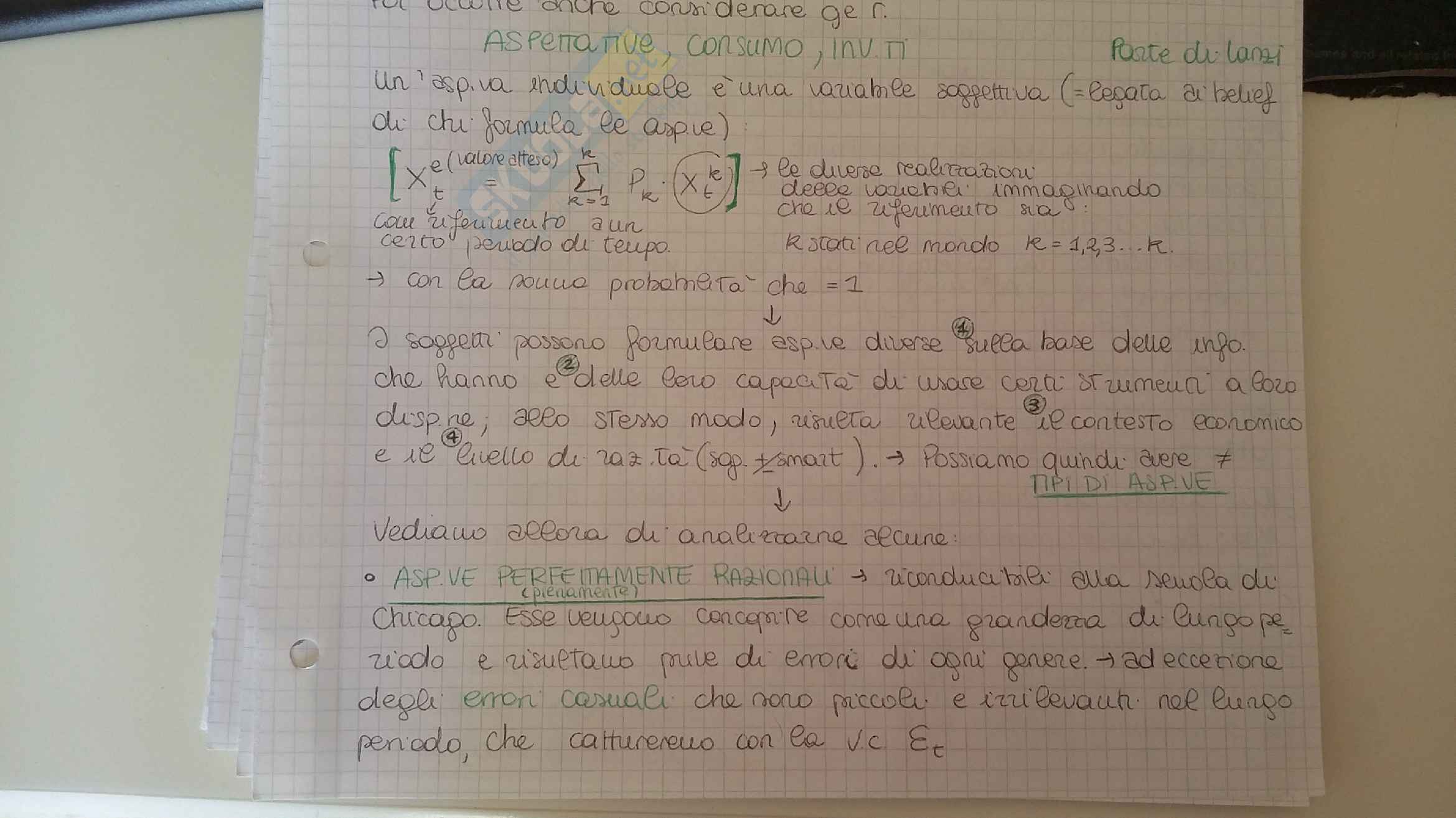 Crescita economica - Macroeconomia Pag. 1