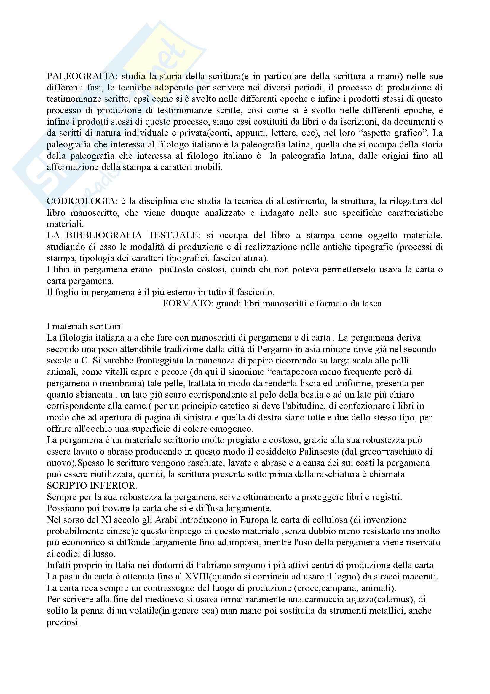 Filologia - nozioni Pag. 2