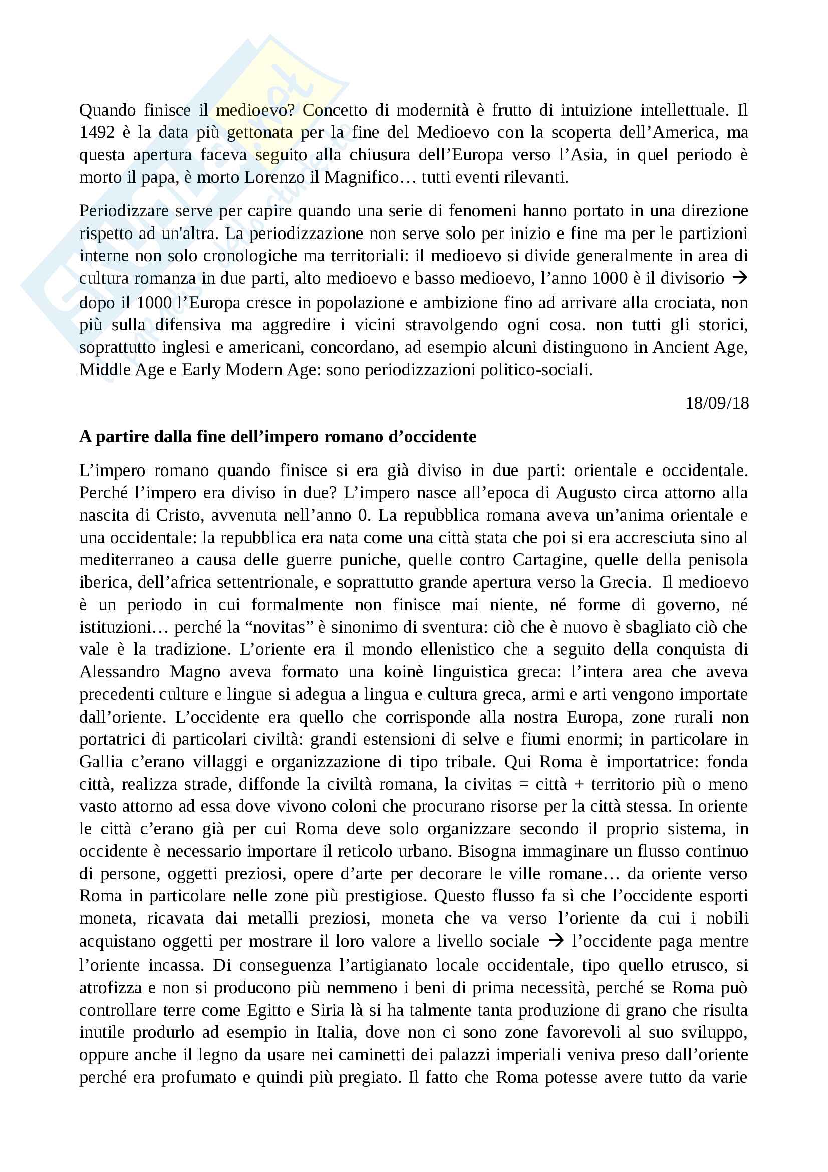 Storia Medievale Pag. 2