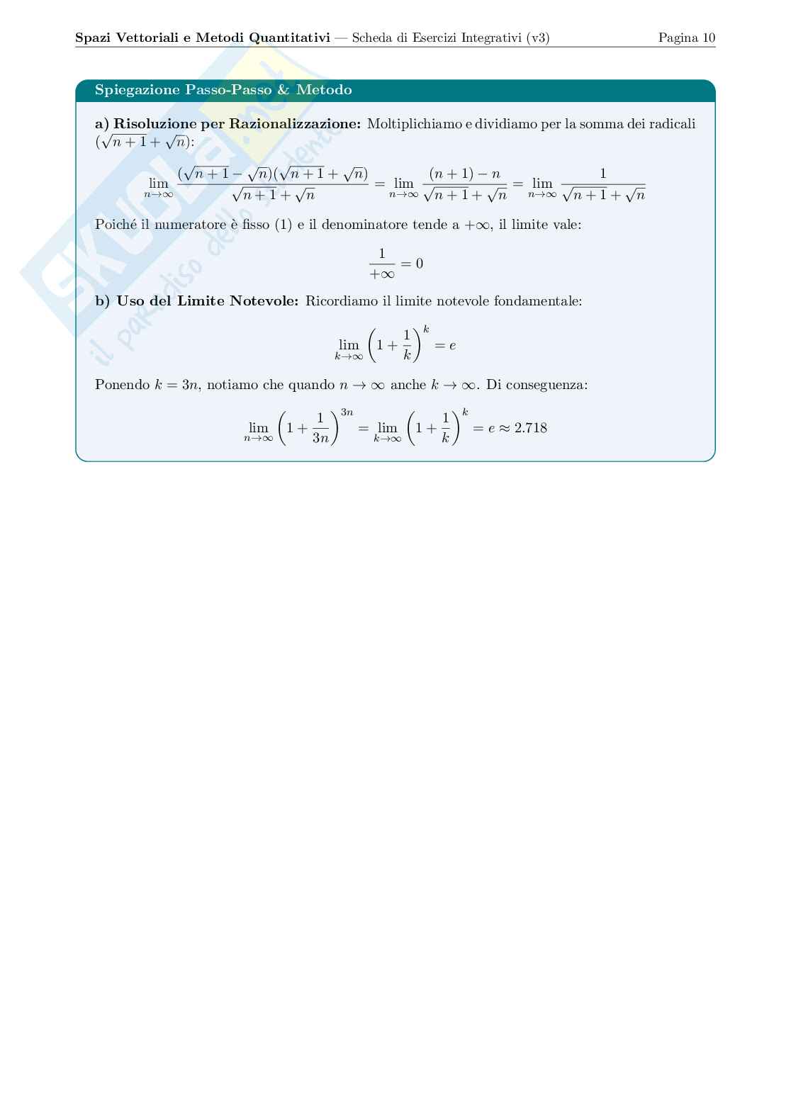 Parziale Matematica generale Pag. 11