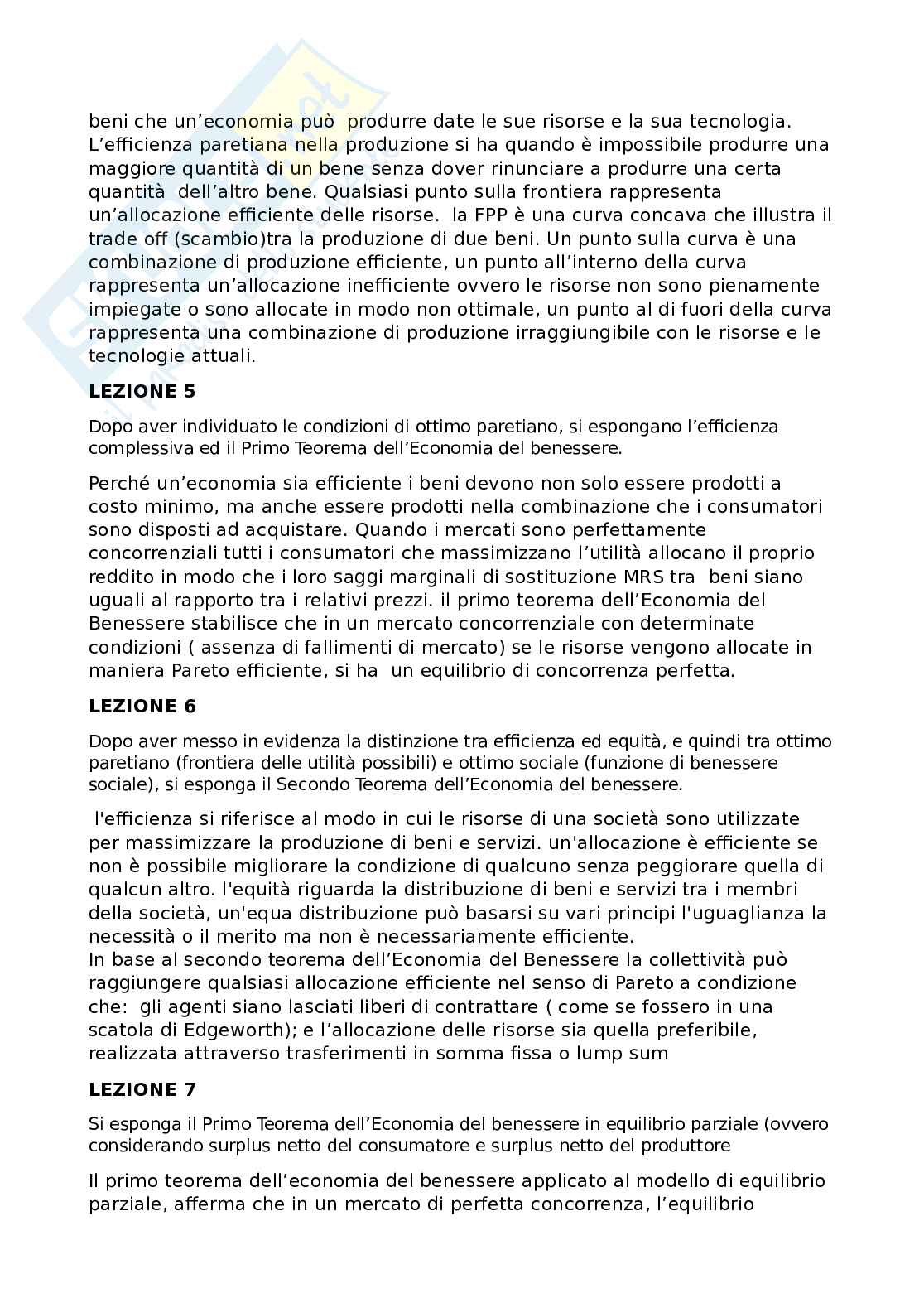 Paniere risposte aperte Scienza delle finanze  Pag. 2