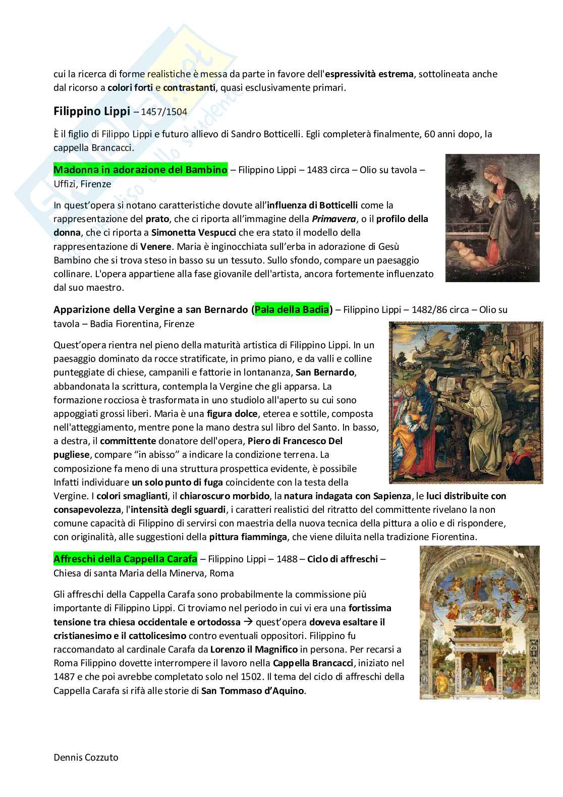 Storia dell'arte moderna - tutte le opere da studiare per esame Pag. 56