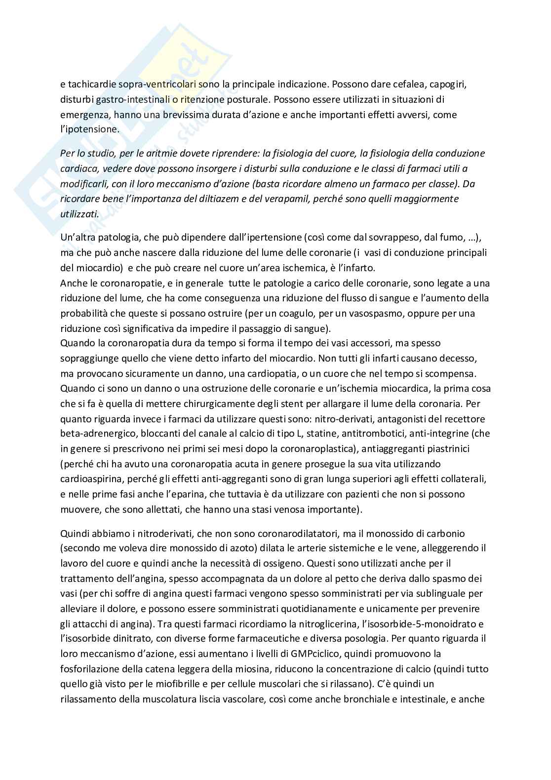  Esame di Farmacoterapia 1 - parte 7 Pag. 21