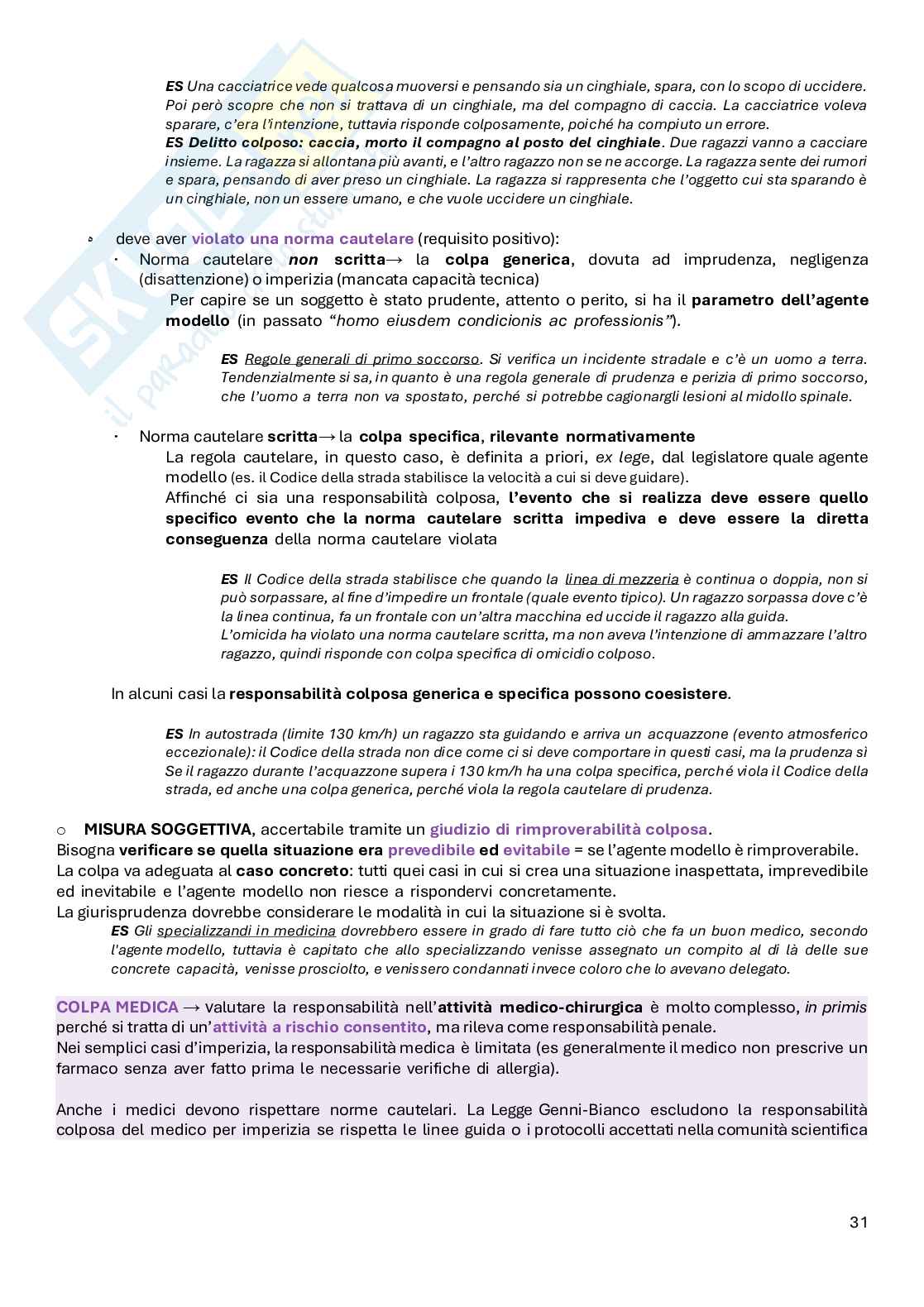Riassunto esame Diritto penale, Prof. Ambrosetti Enrico, libro consigliato Cocco-Ambrosetti, Ambrosetti Pag. 31
