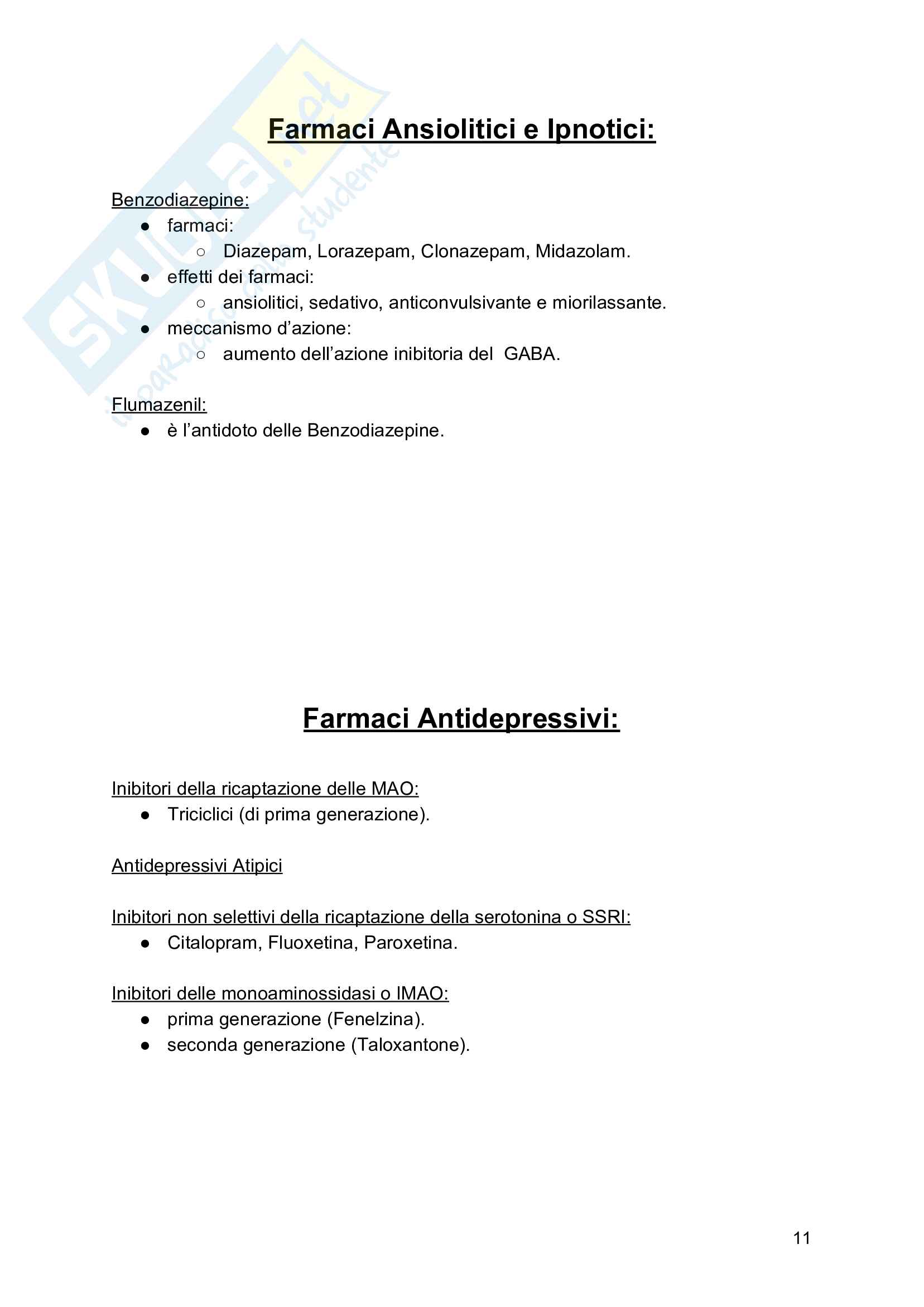 Schemi Farmacologia Pag. 11