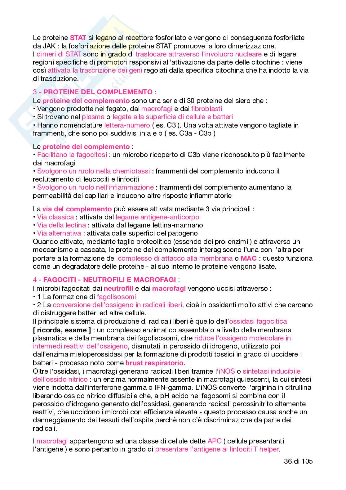 Riassunto Patologia generale Pag. 36