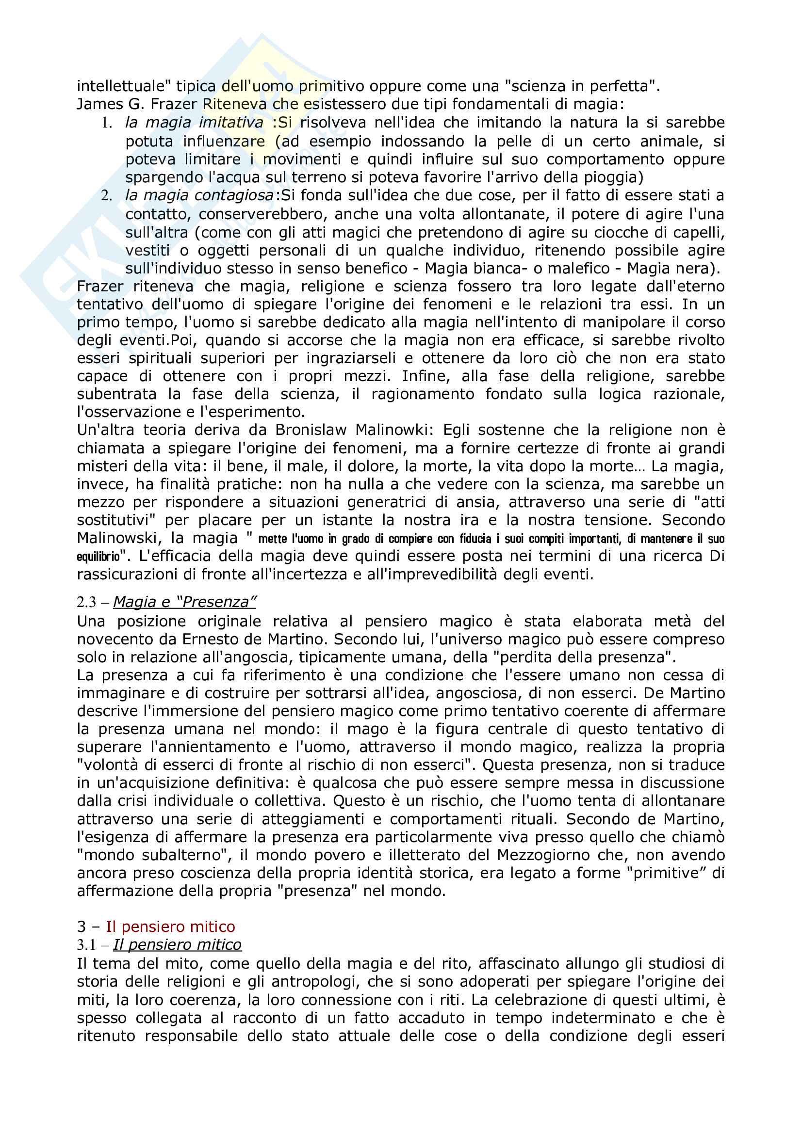 Riassunto esame Antropologia culturale, prof Natali, libro consigliato Elementi di antropologia Culturale, Fabietti Pag. 21