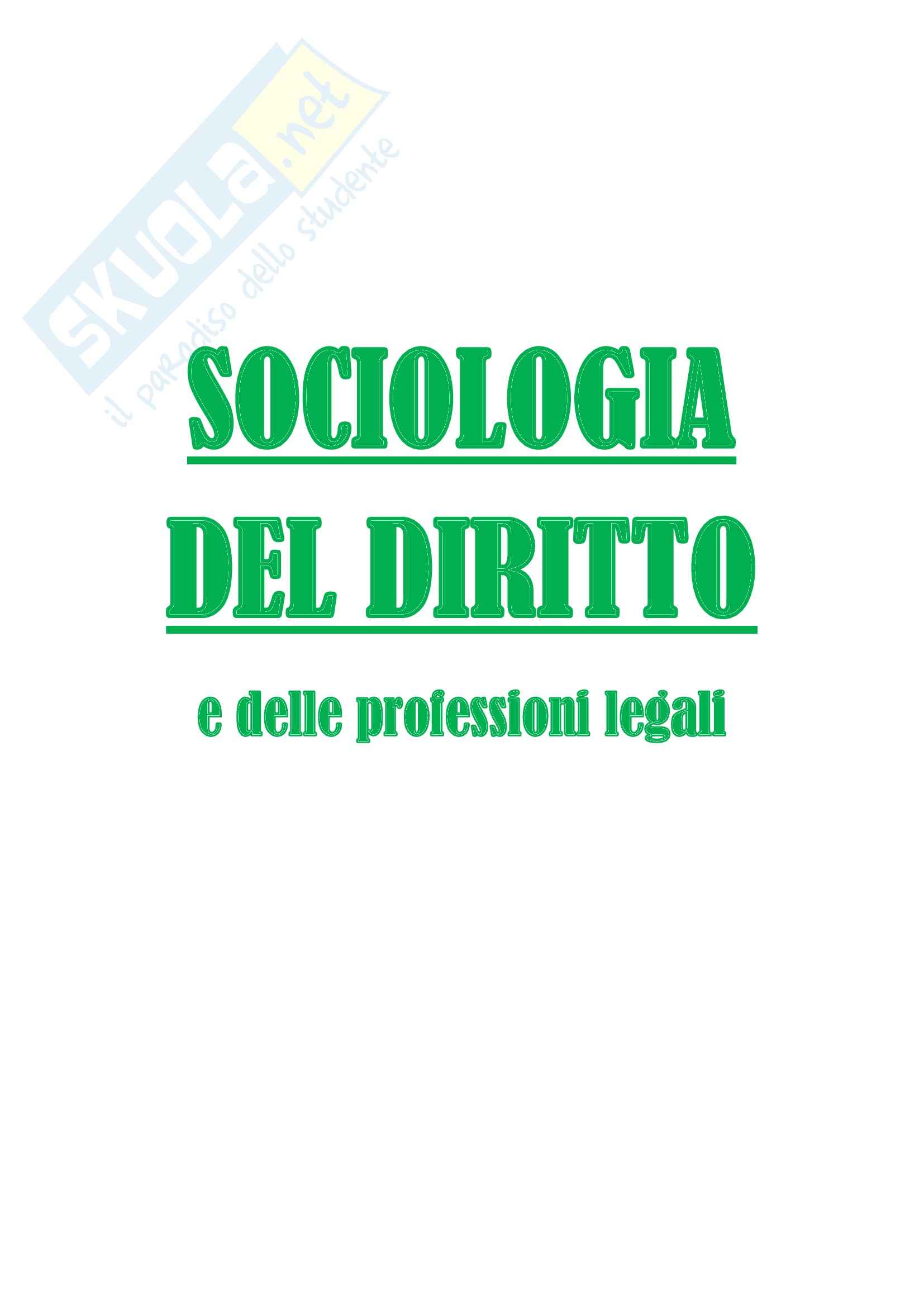 Sociologia del diritto - Cortez Pag. 1