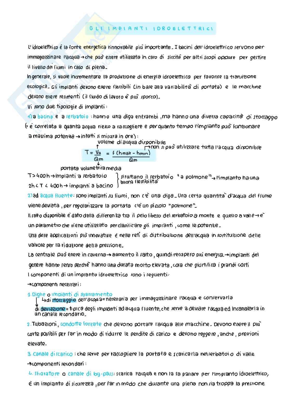 Prima parte degli appunti di Macchine 2 Pag. 1