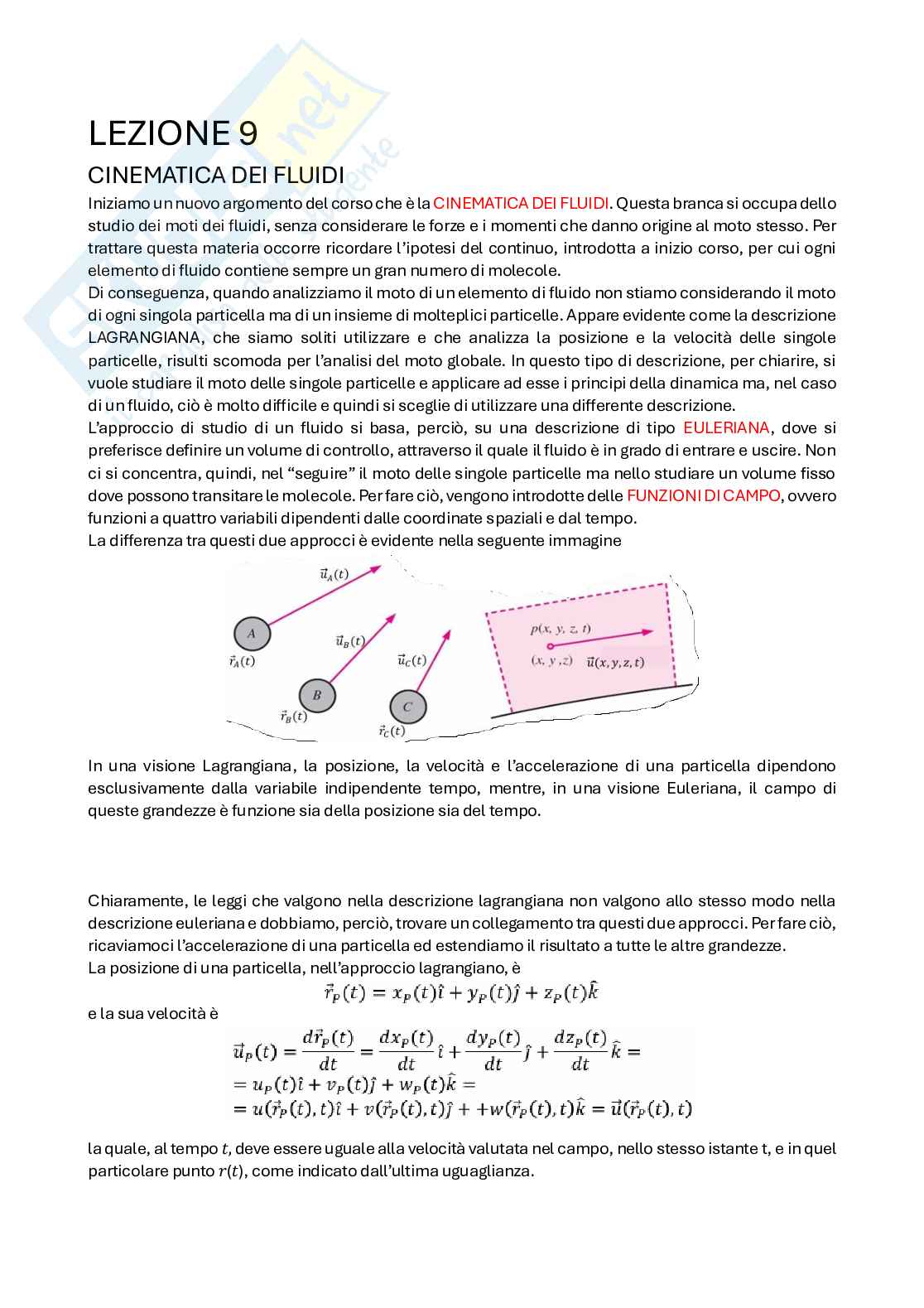Appunti del corso di Fluidodinamica Pag. 21