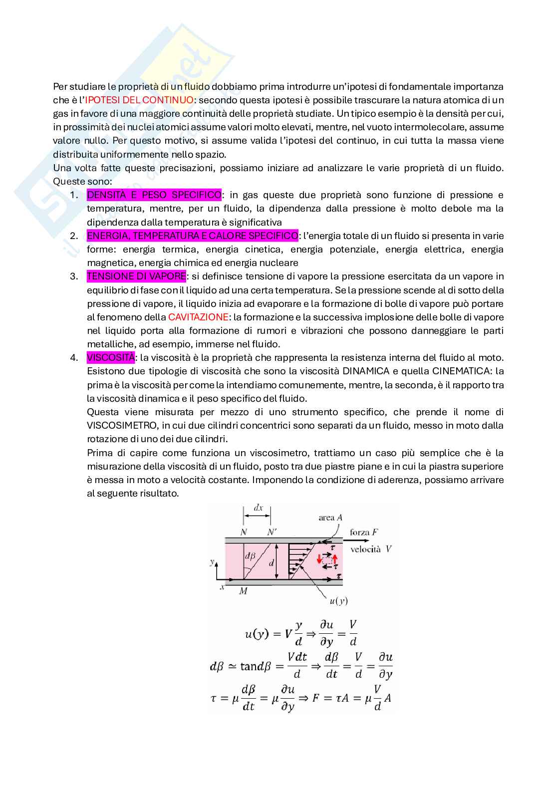 Appunti del corso di Fluidodinamica Pag. 6