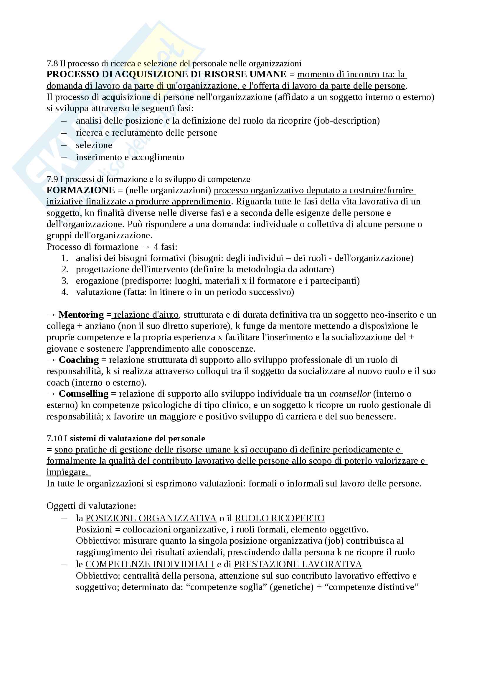 Riassunto esame economia, prof. Giacomo Magnani. Libro consigliato Economia e organizzazione aziendale, Autore Fabio Antoldi Pag. 21